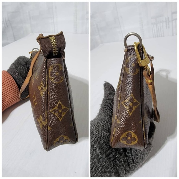 Authentic LOUIS VUITTON Monogram Pochette Accessoires Brown - Picture 13 of 13